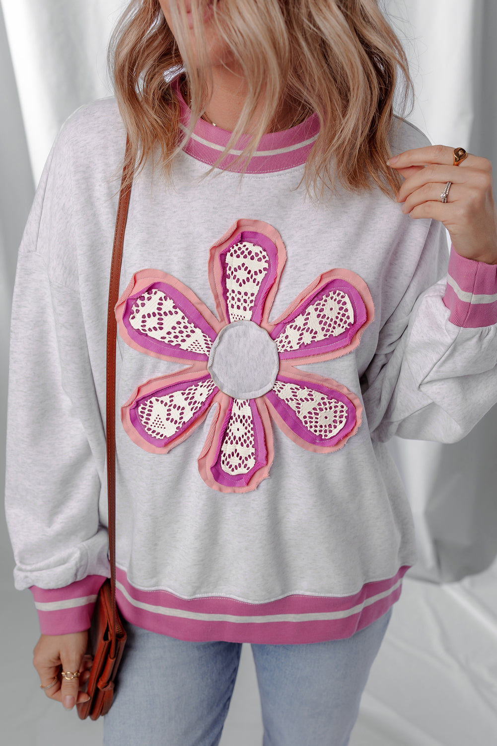 YUTHENTIC ♥ Ruffle Point Feminine Hooded Jumper Sweatshirts & Hoodies | Threaded Pear