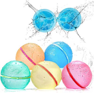 6 Pack Reusable Water Ballon - Threaded Pear