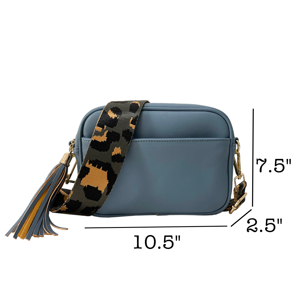 Crossbody bag 2025 with interchangeable straps