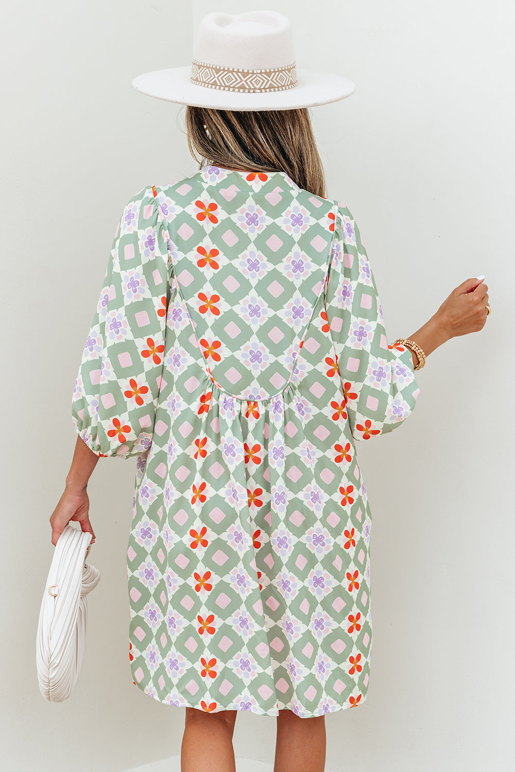 パーティードレス Floral-Print Turtleneck Dress Amazon.com: Qikaka Women's Long Puff Sleeve Turtleneck